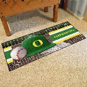 Oregon Ducks Baseball Runner Rug - 30in. x 72in., 31884