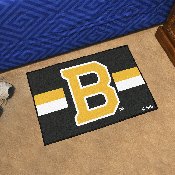 Boston Bruins Starter Mat Accent Rug - 19in. x 30in. Uniform Alternate Design, 31927