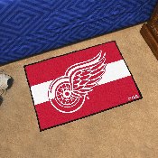 Detroit Red Wings Starter Mat Accent Rug - 19in. x 30in. Uniform Alternate Design, 31935