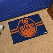 Edmonton Oilers Starter Mat Accent Rug - 19in. x 30in. Uniform Alternate Design, 31936
