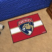 Florida Panthers Starter Mat Accent Rug - 19in. x 30in. Uniform Alternate Design, 31937
