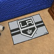 Los Angeles Kings Starter Mat Accent Rug - 19in. x 30in. Uniform Alternate Design, 31938