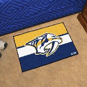 Nashville Predators Starter Mat Accent Rug - 19in. x 30in. Uniform Alternate Design, 31941