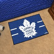 Toronto Maple Leafs Starter Mat Accent Rug - 19in. x 30in. Uniform Alternate Design, 31950