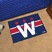 Washington Capitals Starter Mat Accent Rug - 19in. x 30in. Uniform Alternate Design, 31953