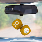 Pittsburgh Steelers Team Color Fuzzy Dice Dcor 3