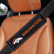 Denver Broncos Embroidered Seatbelt Pad - 2 Pieces, 32042