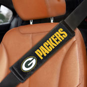Green Bay Packers Embroidered Seatbelt Pad - 2 Pieces, 32044