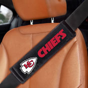 Kansas City Chiefs Embroidered Seatbelt Pad - 2 Pieces, 32048