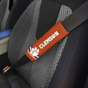 Clemson Tigers Team Color Rally Seatbelt Pad - 2 Pieces, 32123
