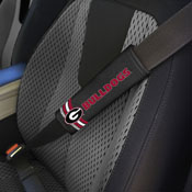 Georgia Bulldogs Team Color Rally Seatbelt Pad - 2 Pieces, 32126