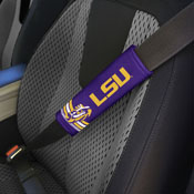 LSU Tigers Team Color Rally Seatbelt Pad - 2 Pieces, 32128
