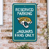 Jacksonville Jaguars Team Color Reserved Parking Sign Dcor 18in. X 11.5in. Lightweight, 32163