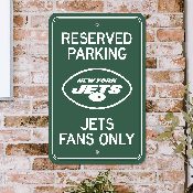 New York Jets Team Color Reserved Parking Sign Dcor 18in. X 11.5in. Lightweight, 32173