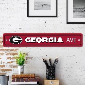 Georgia Bulldogs Team Color Street Sign Dcor 4in. X 24in. Lightweight, 32242