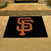 San Francisco Giants All-Star Rug - 34 in. x 42.5 in. - SF Hat Logo, 32419