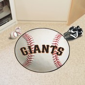 San Francisco Giants Baseball Rug - 27in. Diameter - Giants Wordmark, 32420