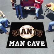 San Francisco Giants Man Cave Tailgater Rug - 5ft. x 6ft. - Giants and Baseball Primary Logo, 32428