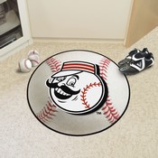 Cincinnati Reds Baseball Rug - 27in. Diameter - Mr. Red Head Alternate Logo, 32442