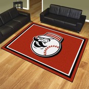 Cincinnati Reds 8ft. x 10 ft. Plush Area Rug - Mr. Red Head Alternate Logo, 32454