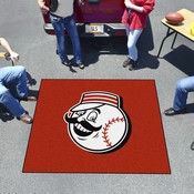 Cincinnati Reds Tailgater Rug - 5ft. x 6ft. - Mr. Red Head Alternate Logo, 32457