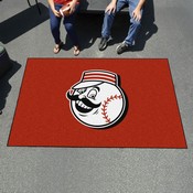 Cincinnati Reds Ulti-Mat Rug - 5ft. x 8ft. - Mr. Red Head Alternate Logo, 32458