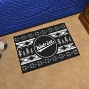 Chicago White Sox Holiday Sweater Starter Mat Accent Rug - 19in. x 30in. - 