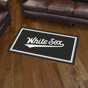 Chicago White Sox 3ft. x 5ft. Plush Area Rug - "White Sox" Secondary Club Lettering, 32477