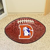 Denver Broncos Vintage Football Mat, AGS-32588