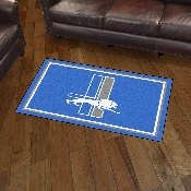 Detroit Lions 3ft. x 5ft. Plush Area Rug, NFL Vintage, 32602