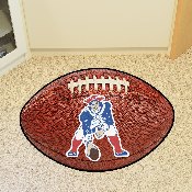 New England Patriots Football Rug - 20.5in. x 32.5in., NFL Vintage, 32628