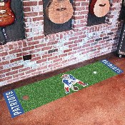 New England Patriots Putting Green Mat - 1.5ft. x 6ft., NFL Vintage, 32630