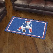 New England Patriots 3ft. x 5ft. Plush Area Rug, NFL Vintage, 32632