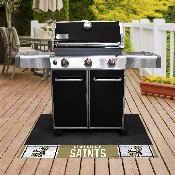 New Orleans Saints Vinyl Grill Mat - 26in. x 42in., NFL Vintage, 32634