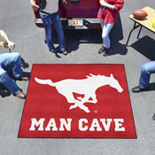 SMU Mustangs Man Cave Tailgater Rug - 5ft. x 6ft., 32698