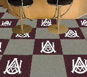 Alabama A&M Bulldogs Team Carpet Tiles - 45 Sq Ft.