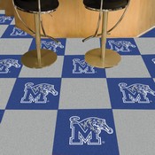 Memphis Tigers Team Carpet Tiles - 45 Sq Ft., 32748