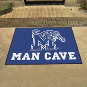 Memphis Tigers Man Cave All-Star Rug - 34 in. x 42.5 in., 32750