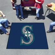 Seattle Mariners Tailgater Rug - 5ft. x 6ft. - S Cap Logo, 32830