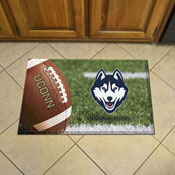 UConn Huskies Rubber Scraper Door Mat, 32864