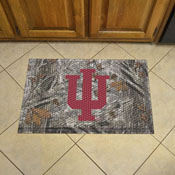Indiana Hooisers Camo Rubber Scraper Door Mat, 32871