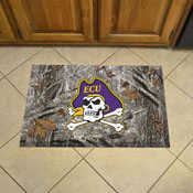 East Carolina Camo Rubber Scraper Door Mat, 32877