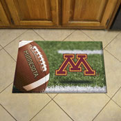 Minnesota Golden Gophers Rubber Scraper Door Mat, 32878