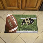 Colorado Buffaloes Rubber Scraper Door Mat, 32887