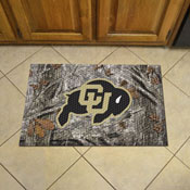 Colorado Buffaloes Rubber Scraper Door Mat Camo, 32888