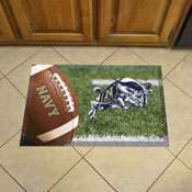 Naval Academy Rubber Scraper Door Mat, 32889