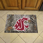 Washington State Rubber Scraper Door Mat Camo, 32906