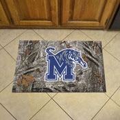 Memphis Tigers Rubber Scraper Door Mat Camo, 32910