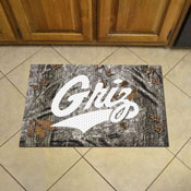 Montana Grizzlies Rubber Scraper Door Mat Camo, 32912