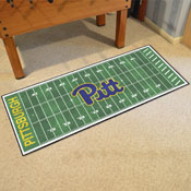 Pitt Panthers Field Runner Mat - 30in. x 72in. - Script Pitt Primary Logo & Wordmark, 32925